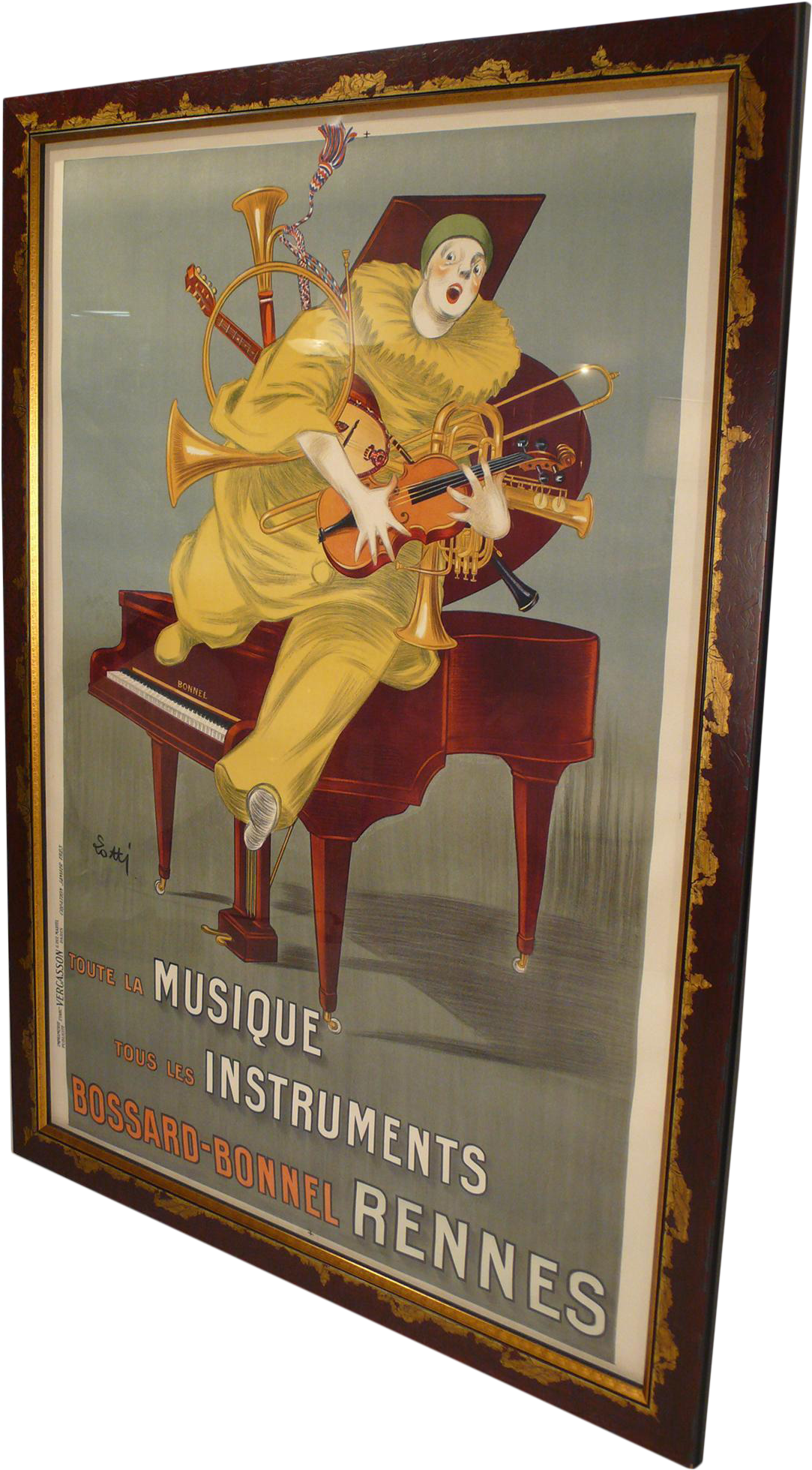 Betto Lotti Clown Poster - Music (1202x2176), Png Download