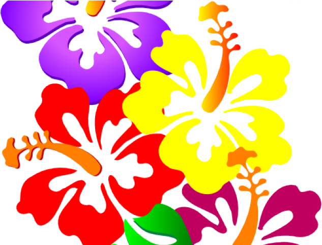 Hibiscus Clipart Corner - Hibiscus Clip Art (640x480), Png Download
