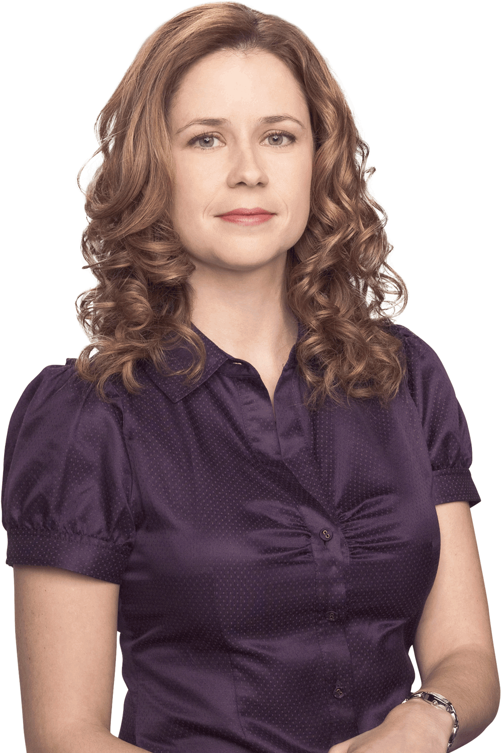 Download Pam Beesly Pam Beesly - Pam Halpert Curly Hair PNG Image with No.....