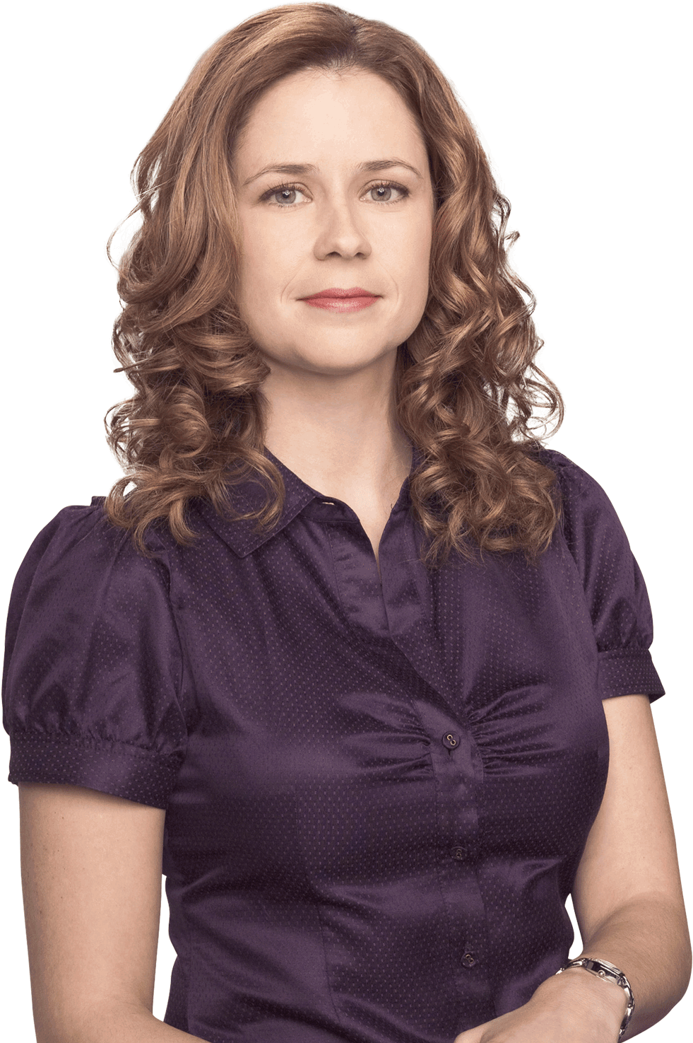 Pam Beesly Pam Beesly - Pam Halpert Curly Hair (1000x1475), Png Download