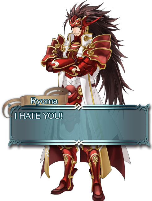 Marth Month 🎉 How About Ryoma - Fire Emblem Heroes Samurai (540x648), Png Download