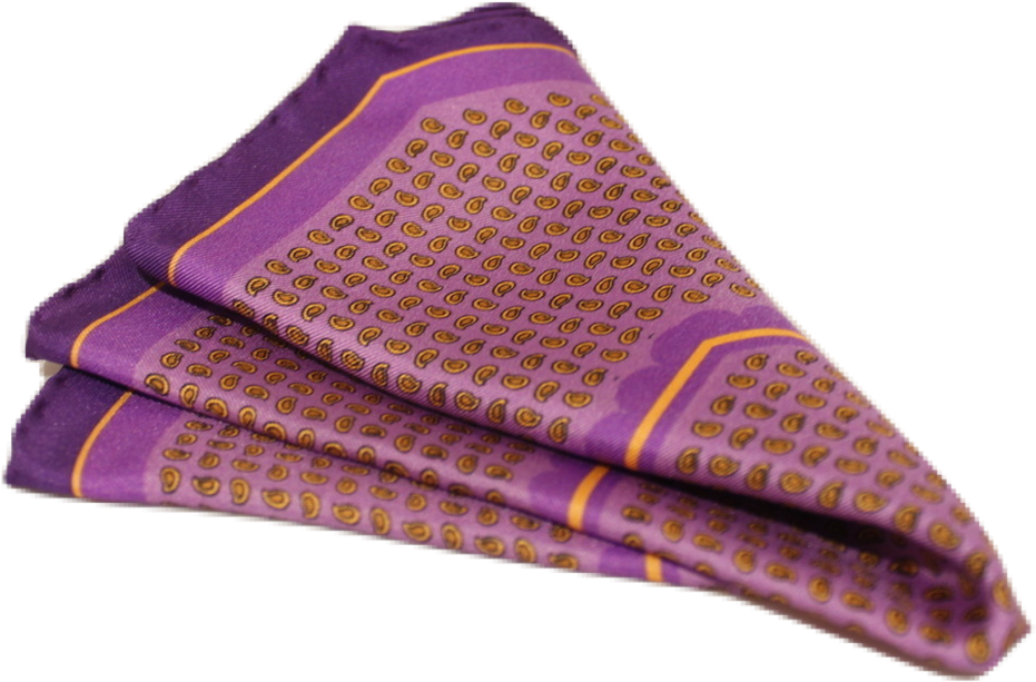 Purple And Yellow Pocket Square - Stitch (1024x672), Png Download