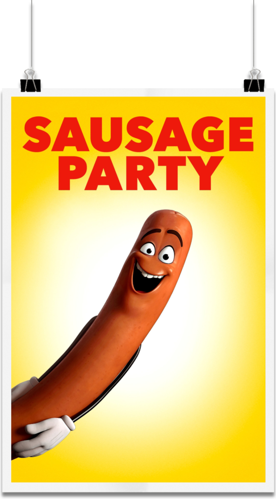 Sausage Party Movie Review - Poster. 