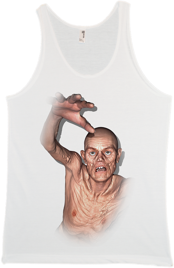 Big Animal Face Zombie Reach Vest Shirts - Active Tank (600x889), Png Download