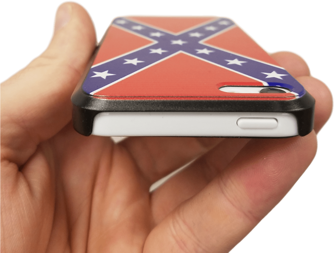 Iphone 5c Stainless Banner Phone Case - Iphone 5c Rebel Flag Iphone Case (1588x1431), Png Download