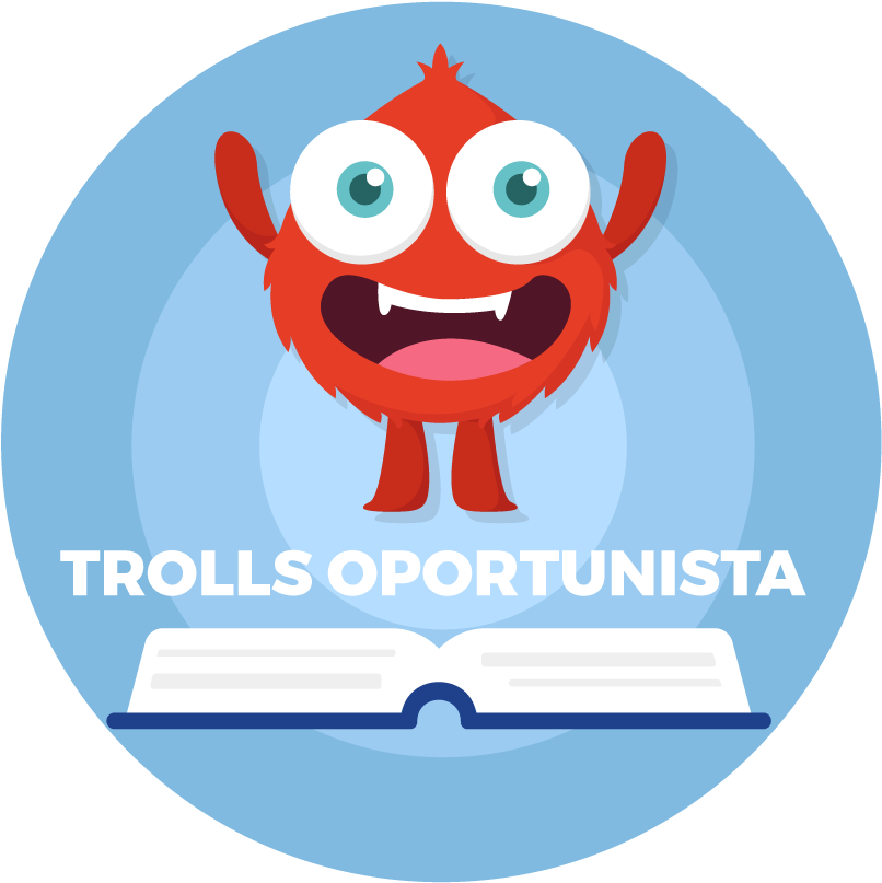 Troll Oportunistas - Cartoon (809x821), Png Download