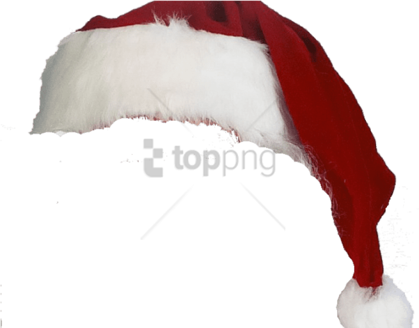 Free Png Transparent Background Santa Hat Png Image - Transparent Background Santa Hat Png (850x666), Png Download