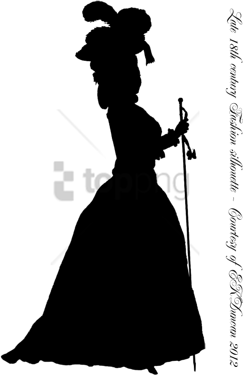 Download Free Png Download 19th Century Fashion Silhouette Png 19th Century Fashion Silhouette Png Image With No Background Pngkey Com