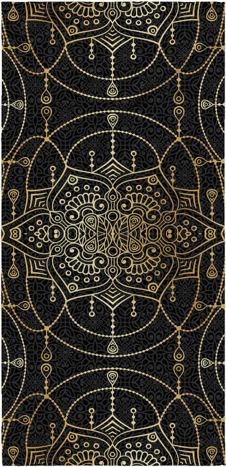 Chandelier Mandala Beach Towel - Carpet (1024x1024), Png Download