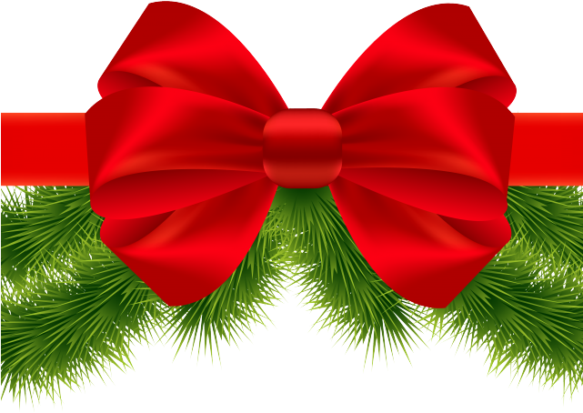 Christmas Ribbon Png Transparent Images - Christmas Ribbon Transparent Background (640x480), Png Download