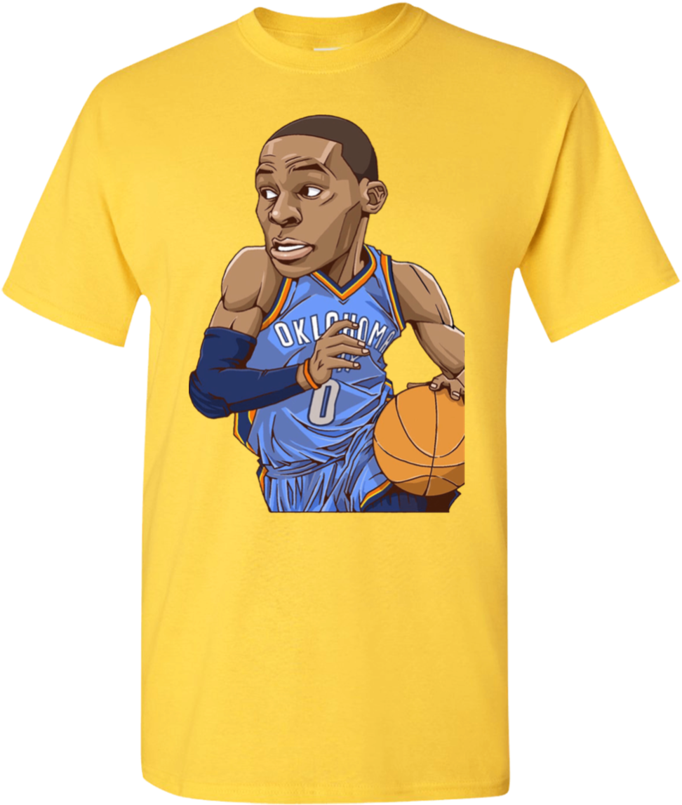 Download Russell Westbrook T Shirt - Shirt PNG Image with No Background ...