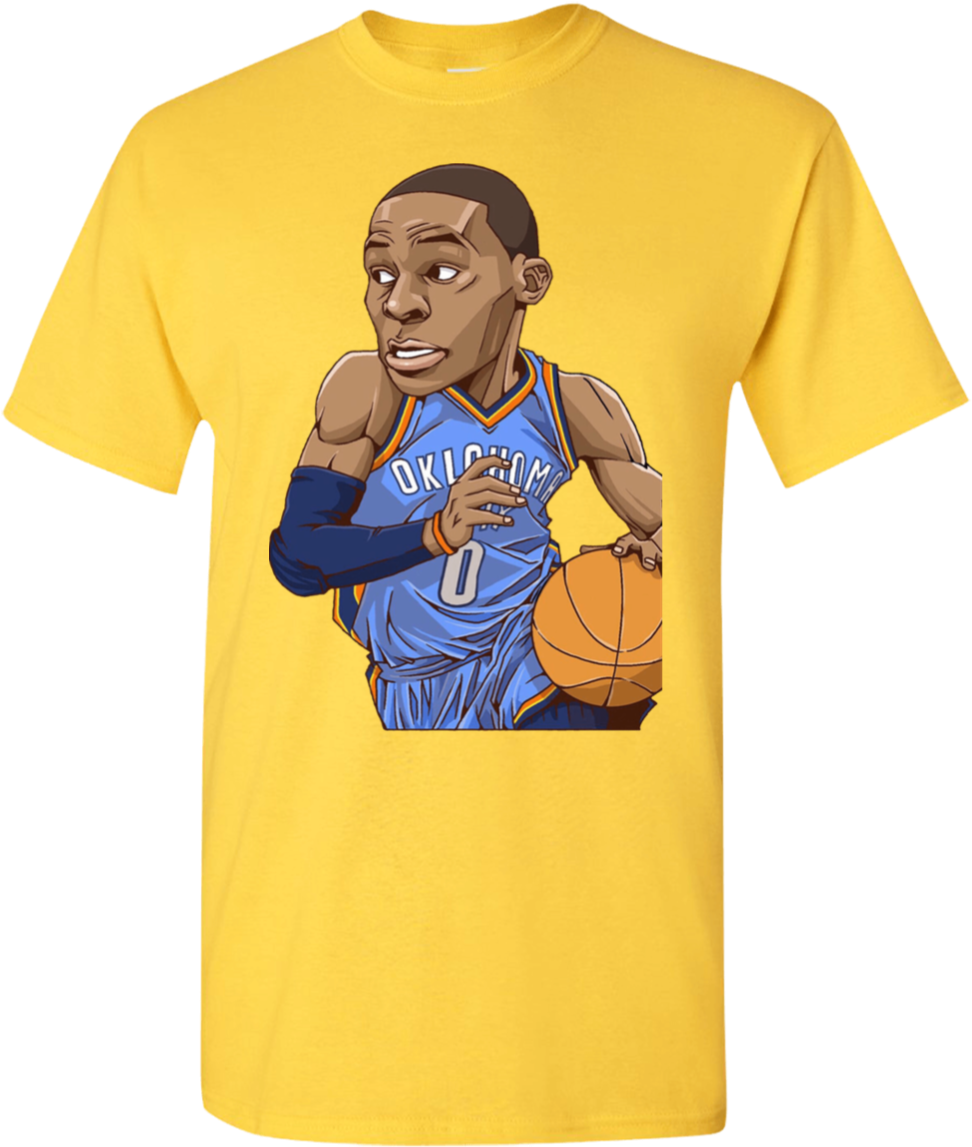 Russell Westbrook T Shirt - Shirt (1155x1155), Png Download