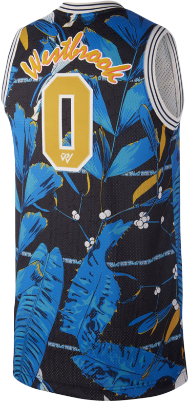 Men Nba Jordan Russell Westbrook Thunder Black Sail - Av4759 010 (600x800), Png Download