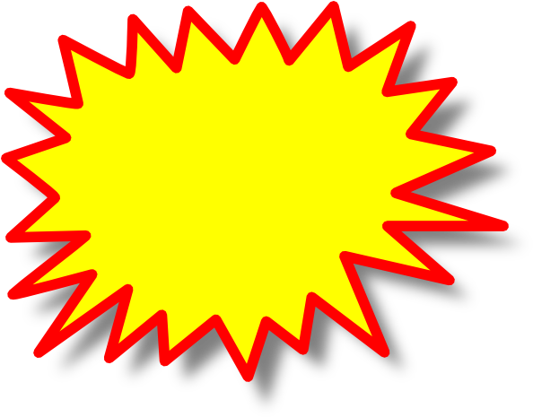 Starburst Clip Art (600x469), Png Download