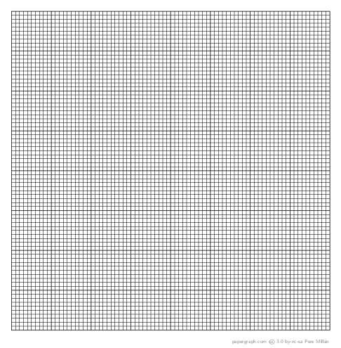 Graphpaper-5 - Monochrome (486x495), Png Download