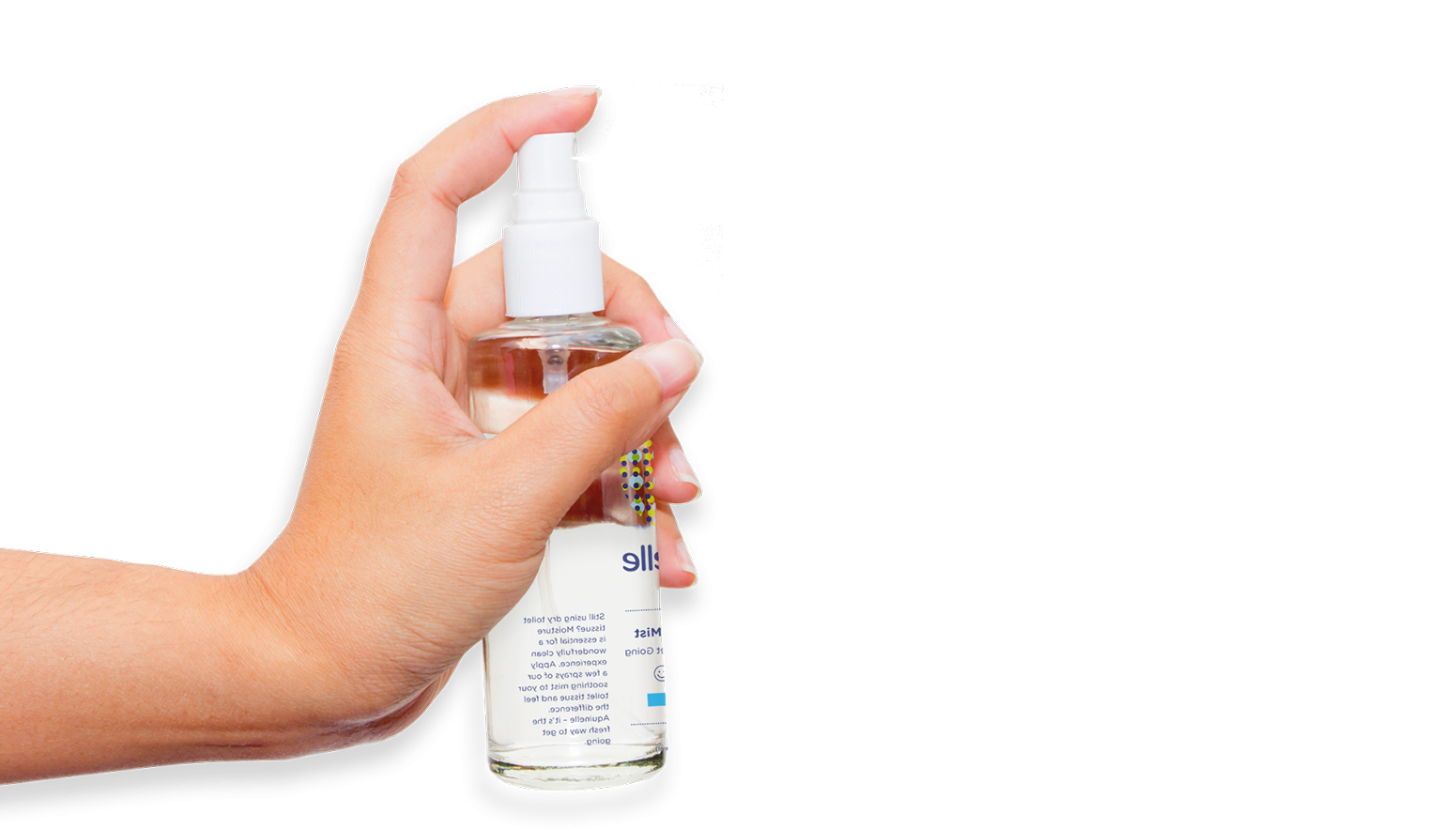 How It Works - Spray Bottle And Hand Png (1551x883), Png Download