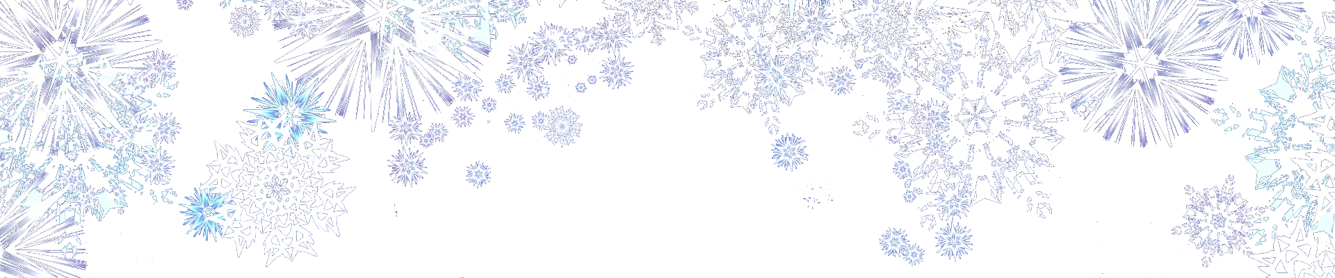 Christmas-snowflakes - - Floral Design (1920x400), Png Download