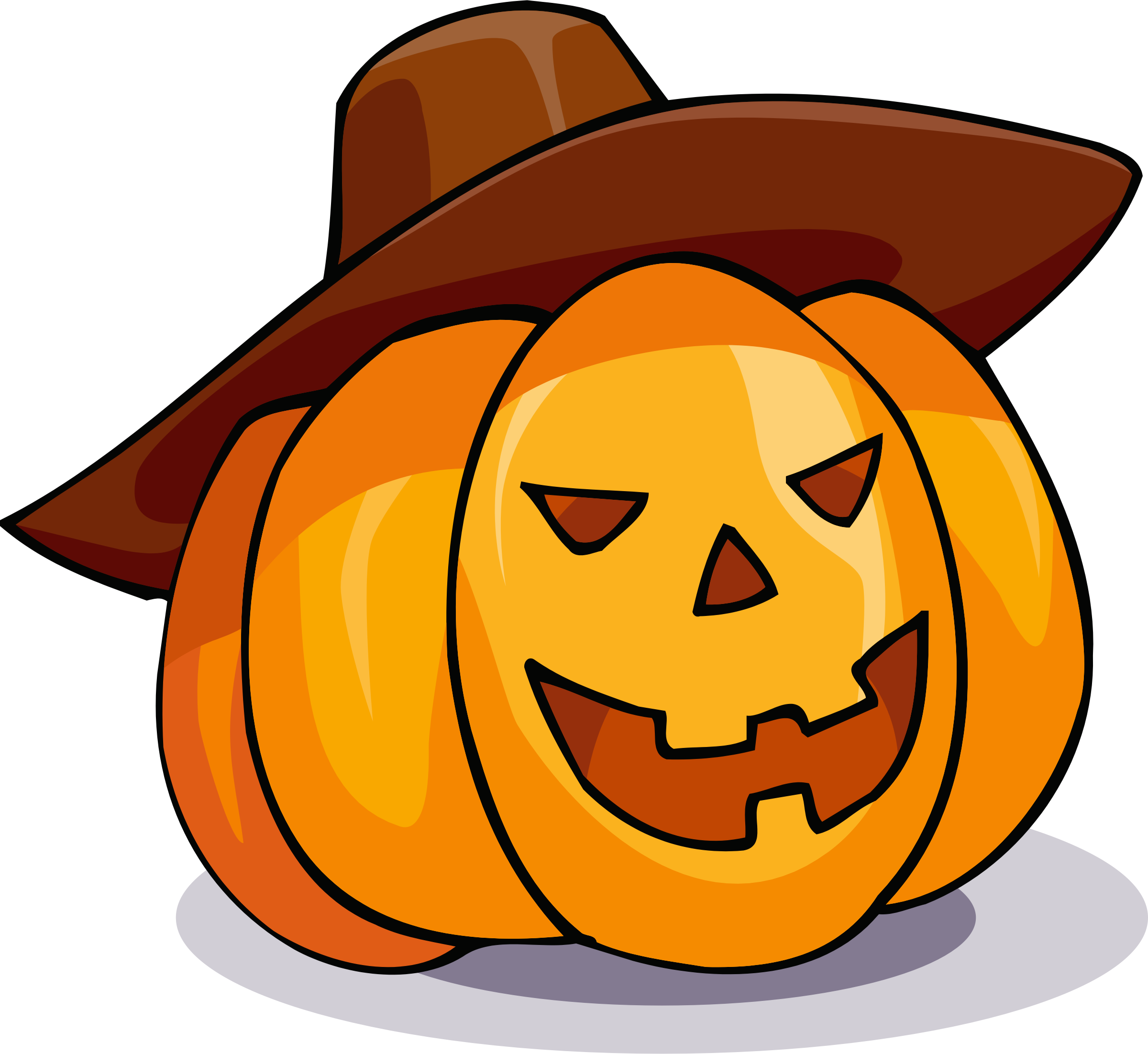 Jack O Lantern - Jack O Lantern Pumpkins Clip Art (2400x2204), Png Download