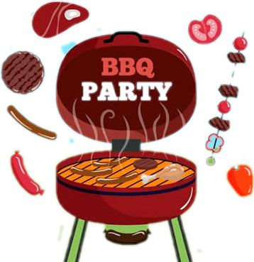 Barbecue Cartoon Png (358x369), Png Download