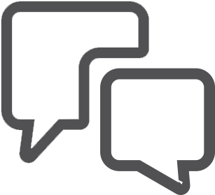 Interpret Define Speech Bubble Conversation Help Chat - Livechat (910x401), Png Download