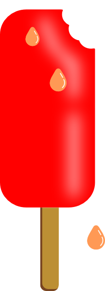 Red Popsicle At Vector Hd Photos - Clipart Popsicle (216x596), Png Download