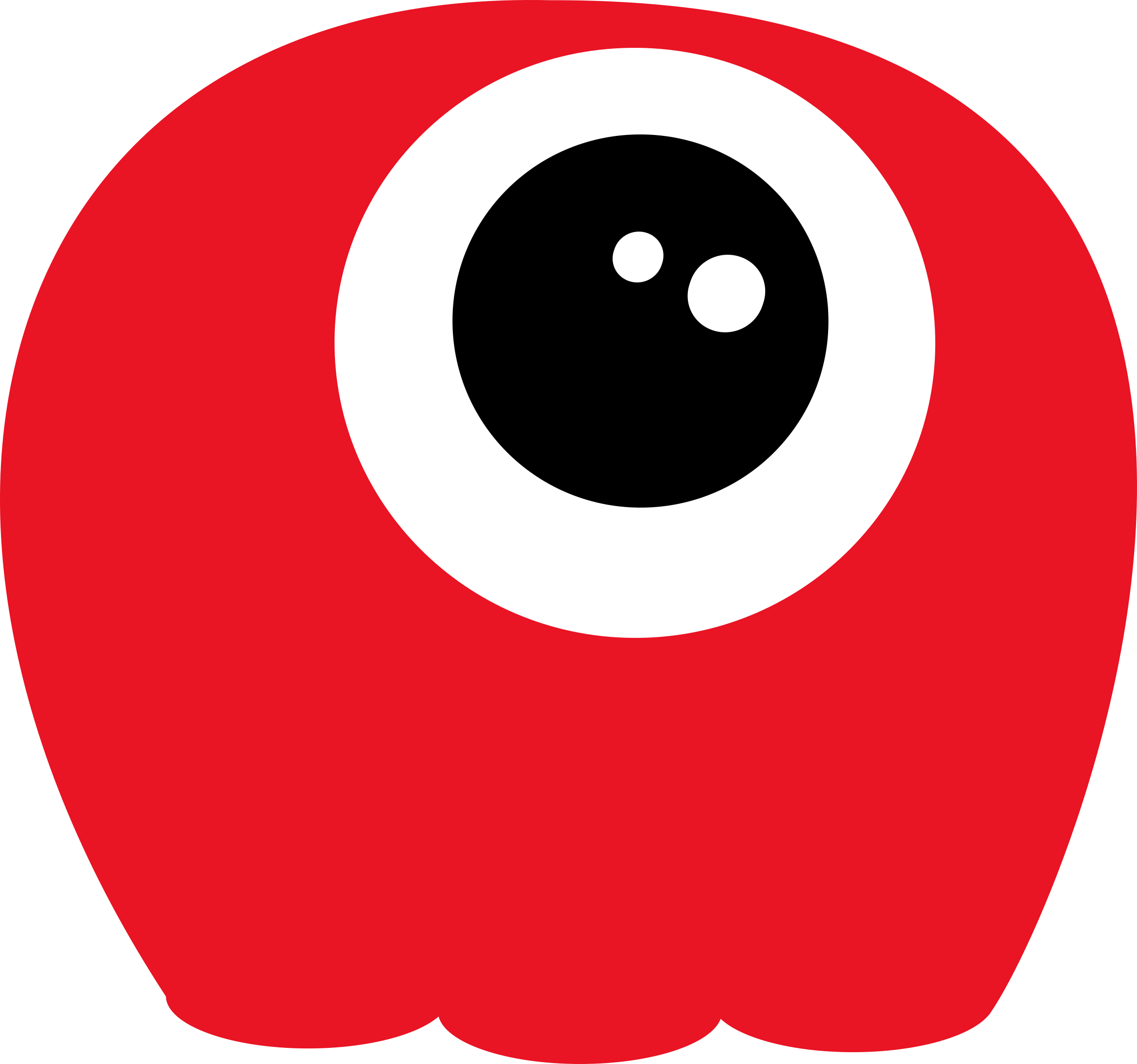 Red, One Eye, No Tentacles (2400x2247), Png Download
