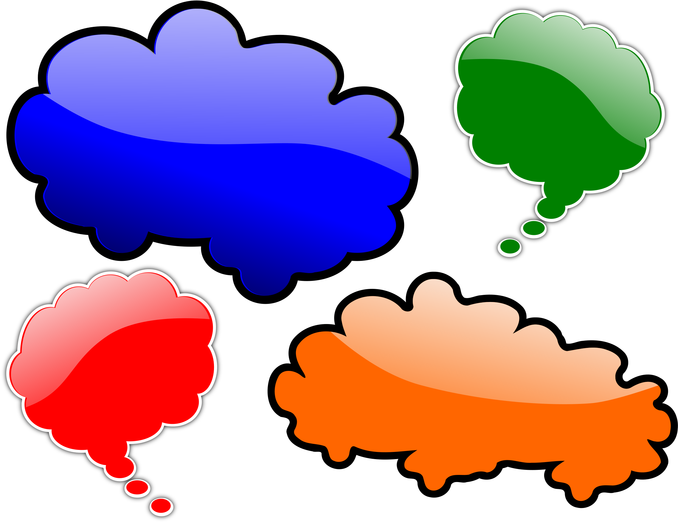 Thought Speech Balloon Cartoon Cloud - Speech Balloon (1000x750), Png Download