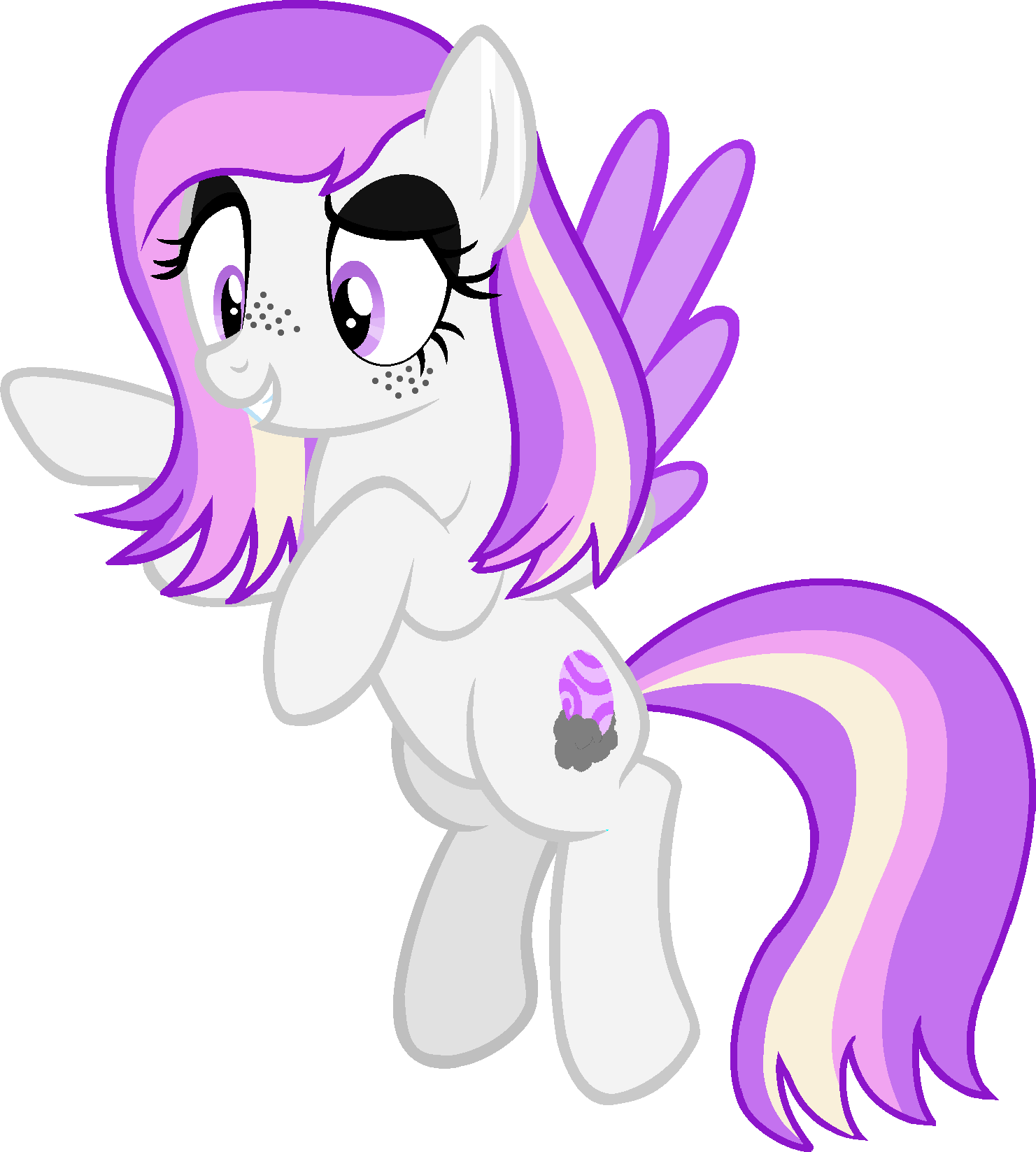 Pastel Candy Cloud - Mlp Pastle Wing (1481x1647), Png Download