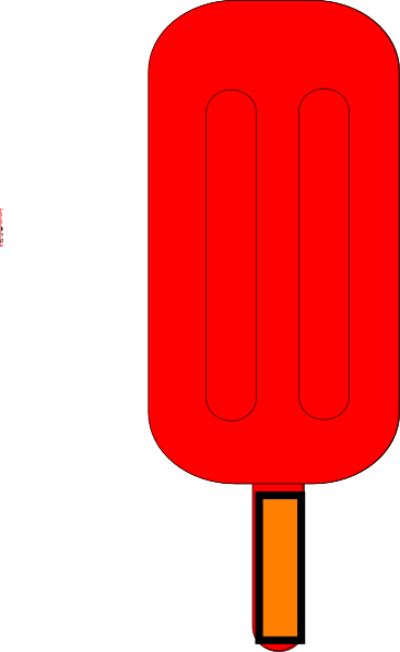 Download Red Popsicle Clip Art At Clker - Popsicle Clip Art PNG Image with  No Background 