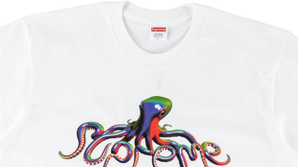 supreme tentacles tee white