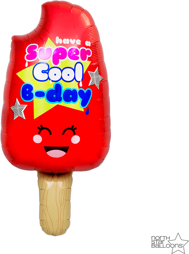 Cool Bday Popsicle 34 In* (1000x1000), Png Download