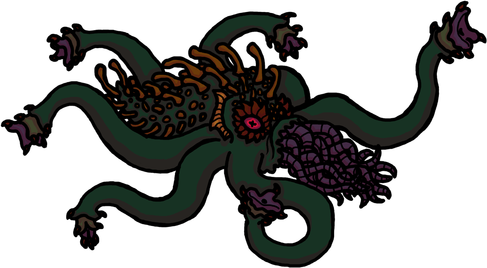 “ Tyrantisterrorart - Kaiju (1000x564), Png Download