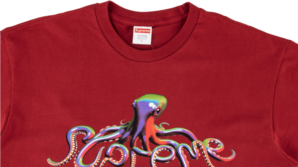 Supreme Tentacles Tee (1000x600), Png Download