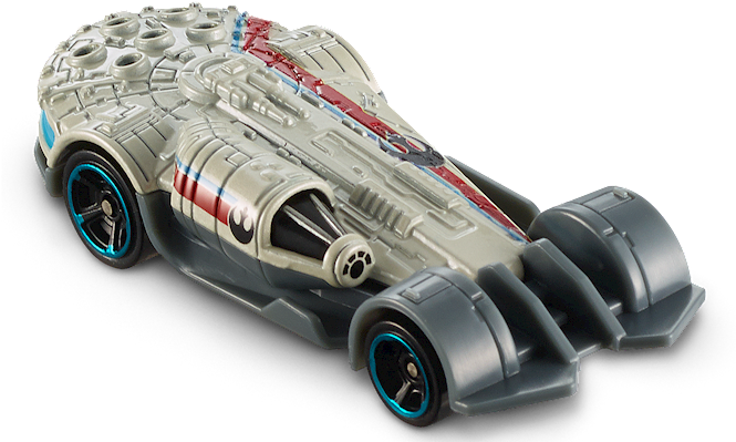 Hot Wheels™ Star Wars™, Millennium Falcon™ - Hot Wheels Star Wars Carships (892x407), Png Download