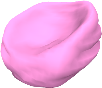 Carnation Pink Beanbag - Bean Bag (420x420), Png Download