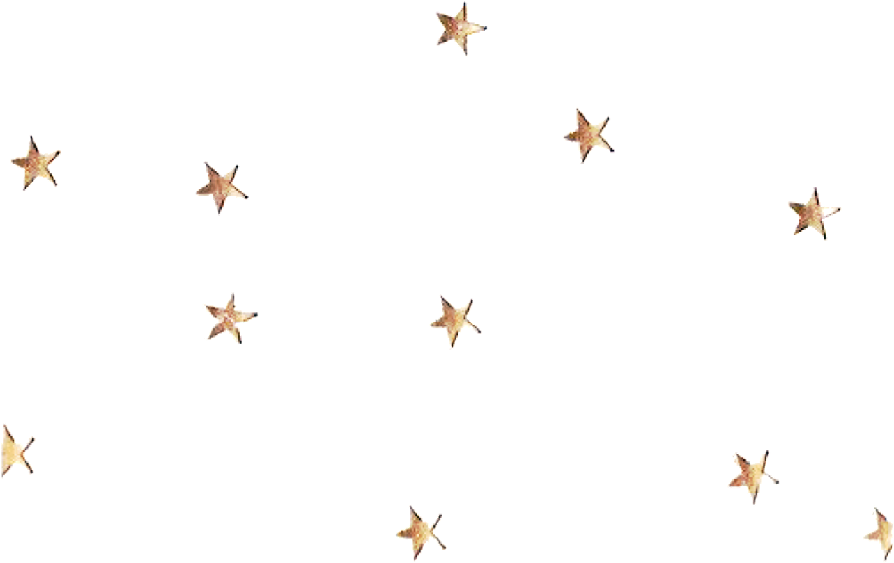 Stars Overlay Fallingstars Freetoedit - Gold Star Sticker Png (1517x1024), Png Download