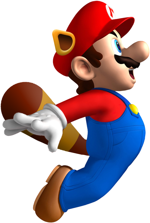 Raccoonmario - New Super Mario Bros Raccoon Mario (800x800), Png Download