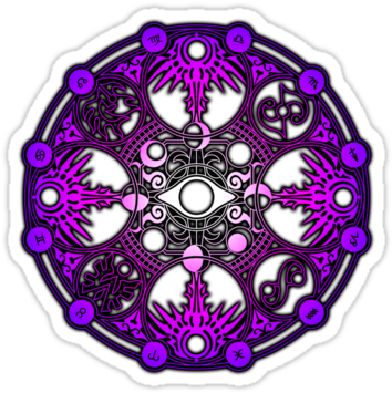 Png Freeuse Library Yuko Ichihara Sticker By Alphavirginis - Magic Circle Yuuko Png (375x360), Png Download