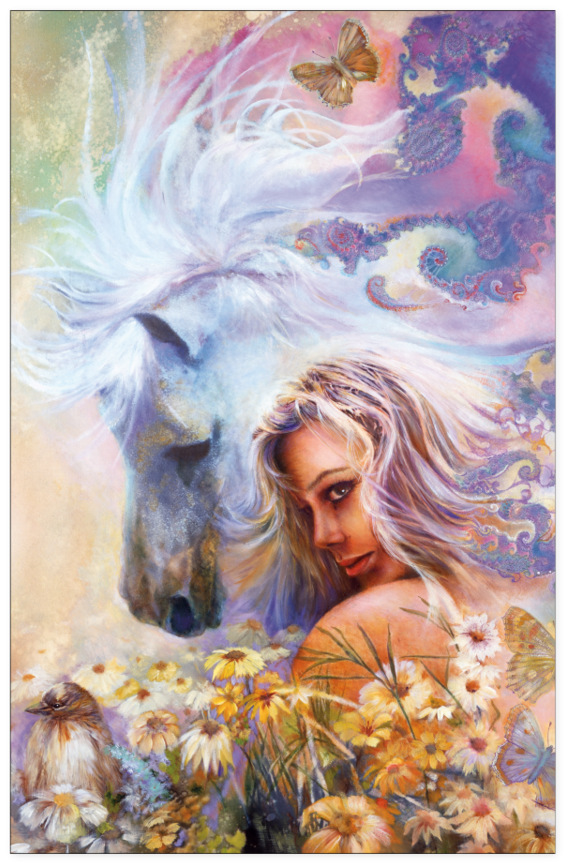 Horse Poster Denton Lund - Fx Schmid Godiva's Garden Puzzle, 1000pc (960x960), Png Download