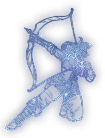 Huntress Constellation Icon - Huntress Constellation (350x460), Png Download