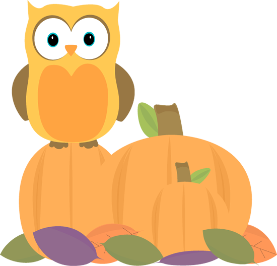 Autumn Owl Clip Art - Clip Art For Fall (550x528), Png Download