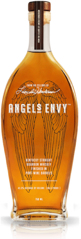Port Finish - Angel's Envy Rye Whiskey (336x843), Png Download