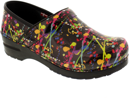 Plaid, Prof - - - Sanita Signature Splatter - Printed Patent Women's (450x450), Png Download