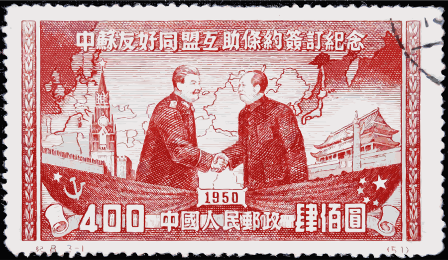 Joseph Stalin Mao Zedong Clipart China Soviet Union - Sino-soviet Treaty Of Friendship (900x522), Png Download