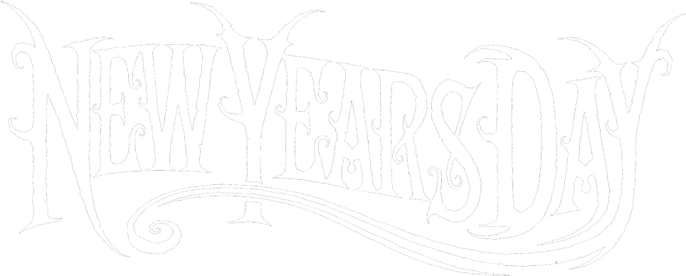 New Years Day - New Years Day Logo (1000x421), Png Download