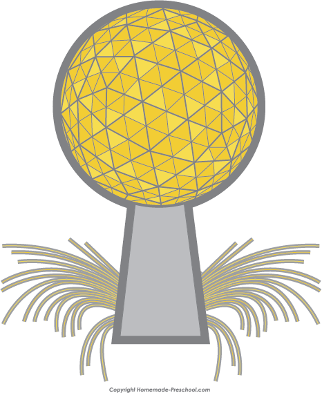 Balls Clipart New Year's - New Years Ball Cartoon (466x569), Png Download