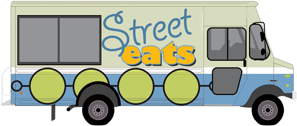 The Annual Flood Of Food Trucks Onto Summer Streets - Food Truck Design (600x259), Png Download