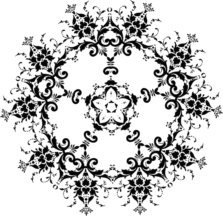 Grass Crown Wreath Flower Depositphotos - Zazzle Mit Monogramm Rosa Schwarz-weißer Damastname (774x750), Png Download
