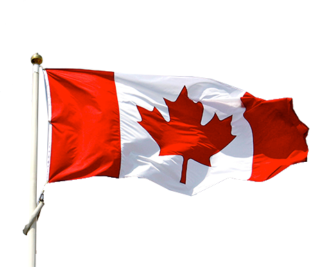 Canada Flag - National Canada Flag Day (447x386), Png Download