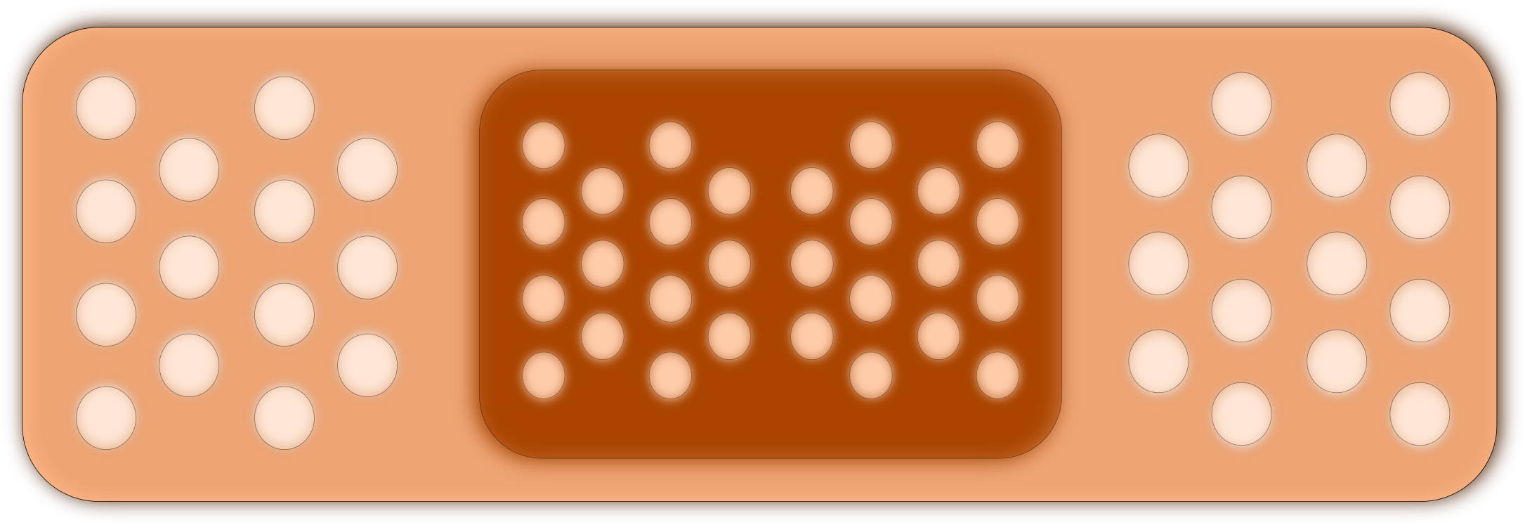 This Free Icons Png Design Of Plaster Bandage (2400x1697), Png Download